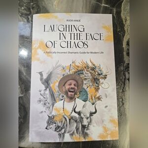 Laughing in the Face of Chaos by - White and Gold Cover